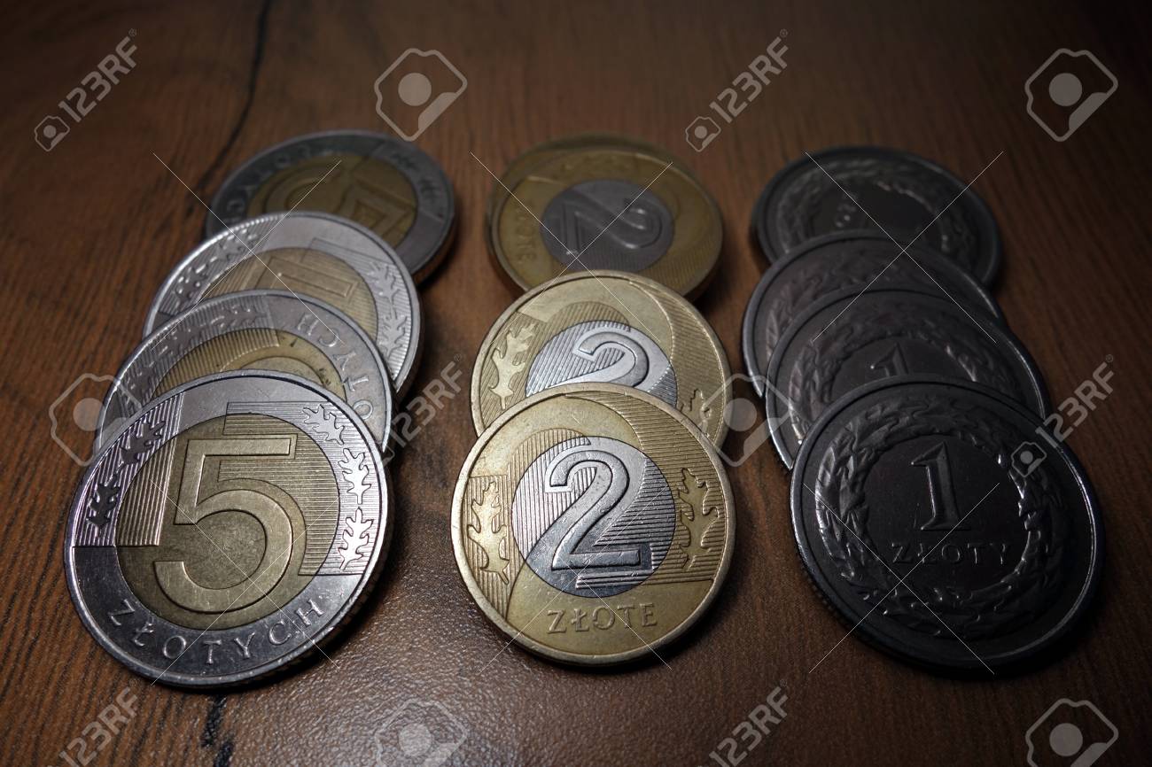 ポーランドの通貨ポーランドズロチ コインの写真素材・画像素材 Image 68807548