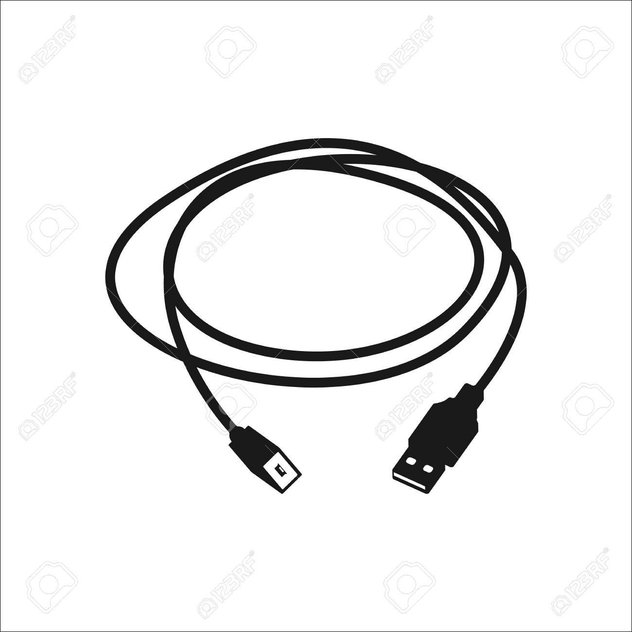 電子タバコ Usb ケーブル充電簡単の記号アイコン背景 のイラスト素材 ベクタ Image