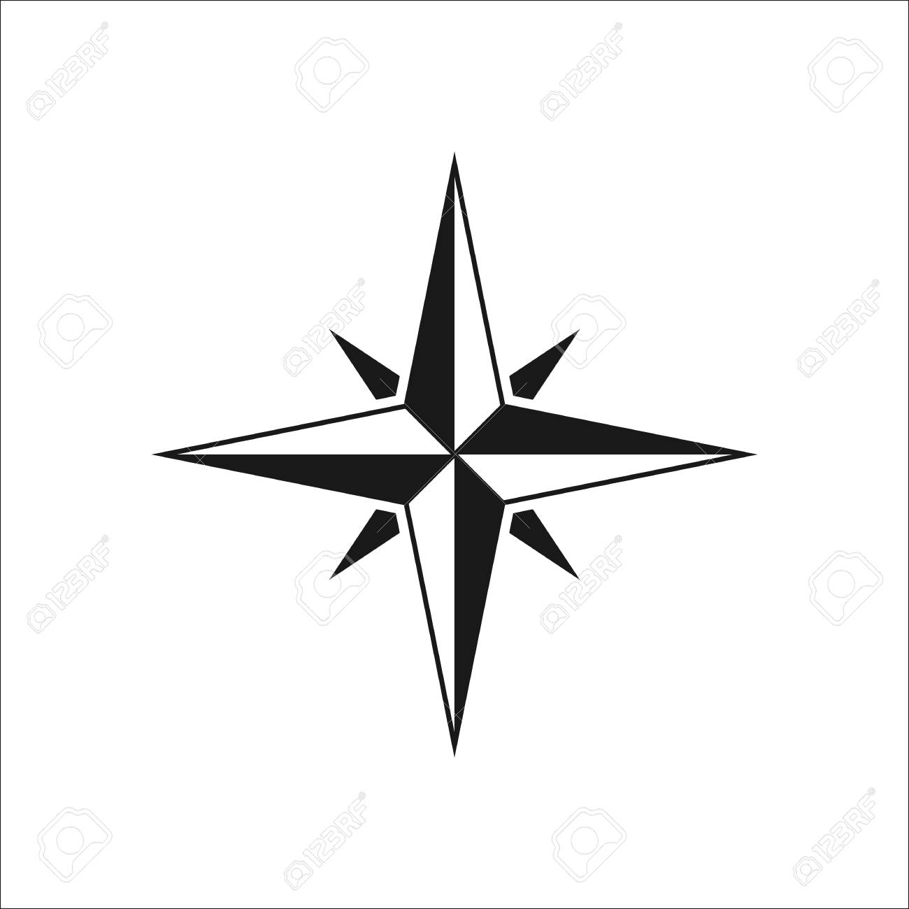 ompass Directions Symbol Sign Simple Icon On Background Royalty Free SVG,  Cliparts, Vectors, and Stock Illustration. Image 60678688., image size:1300x1300