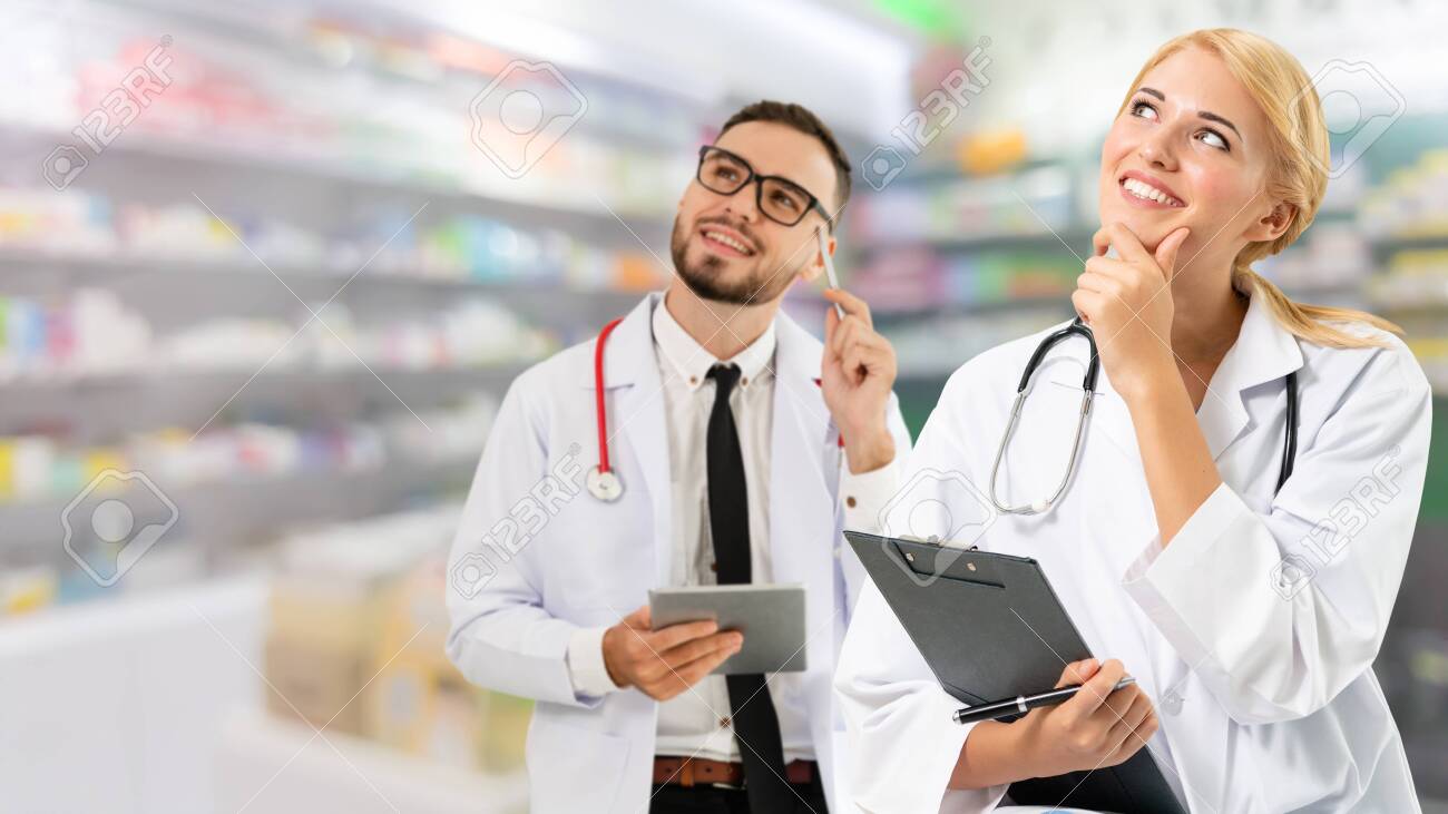 Doctors at hospital working with partner. Medical healthcare and doctor services. - 120252318 Doctors at hospital working with partner. Medical healthcare and doctor services. - 120252318