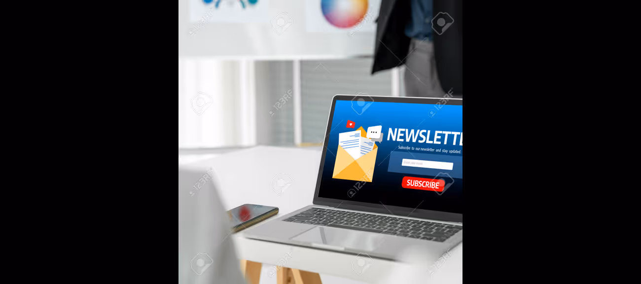 newsletter signup page on computer for customer to subscribe snugly newsletter update information to subscriber - 247629877 newsletter signup page on computer for customer to subscribe snugly newsletter update information to subscriber - 247629877