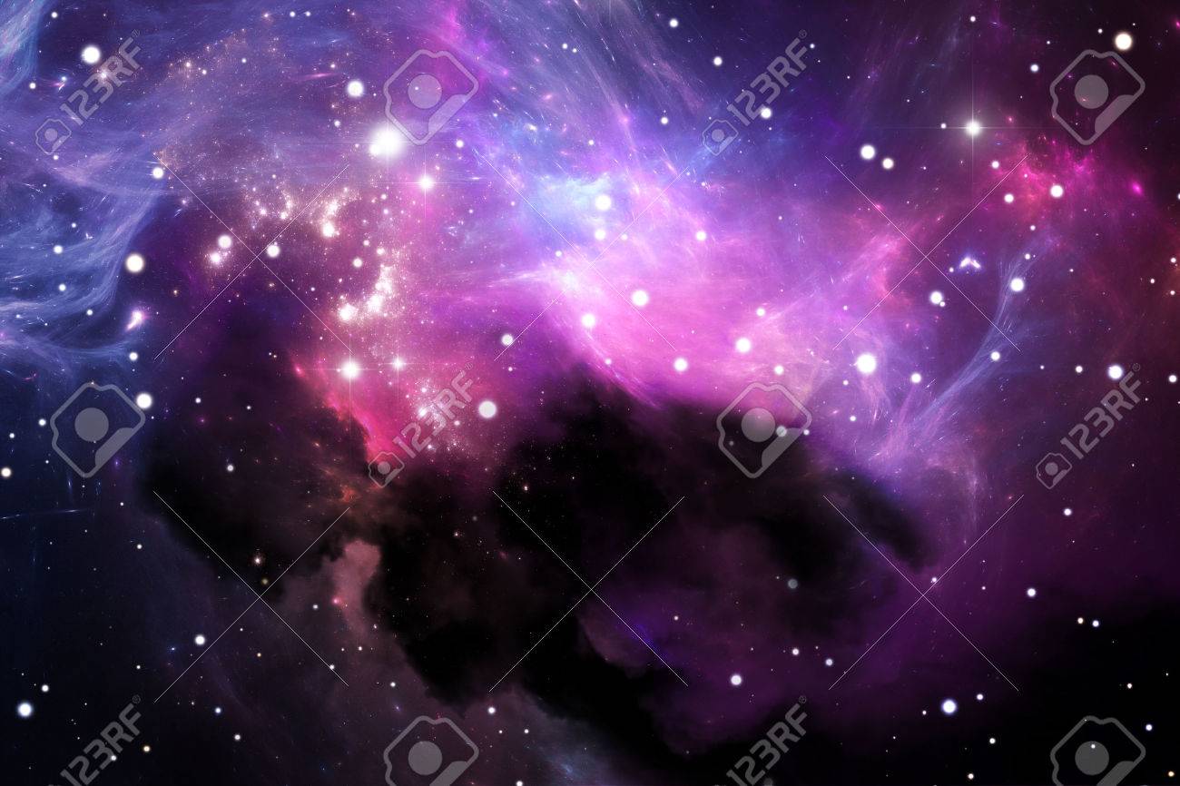 space background with purple