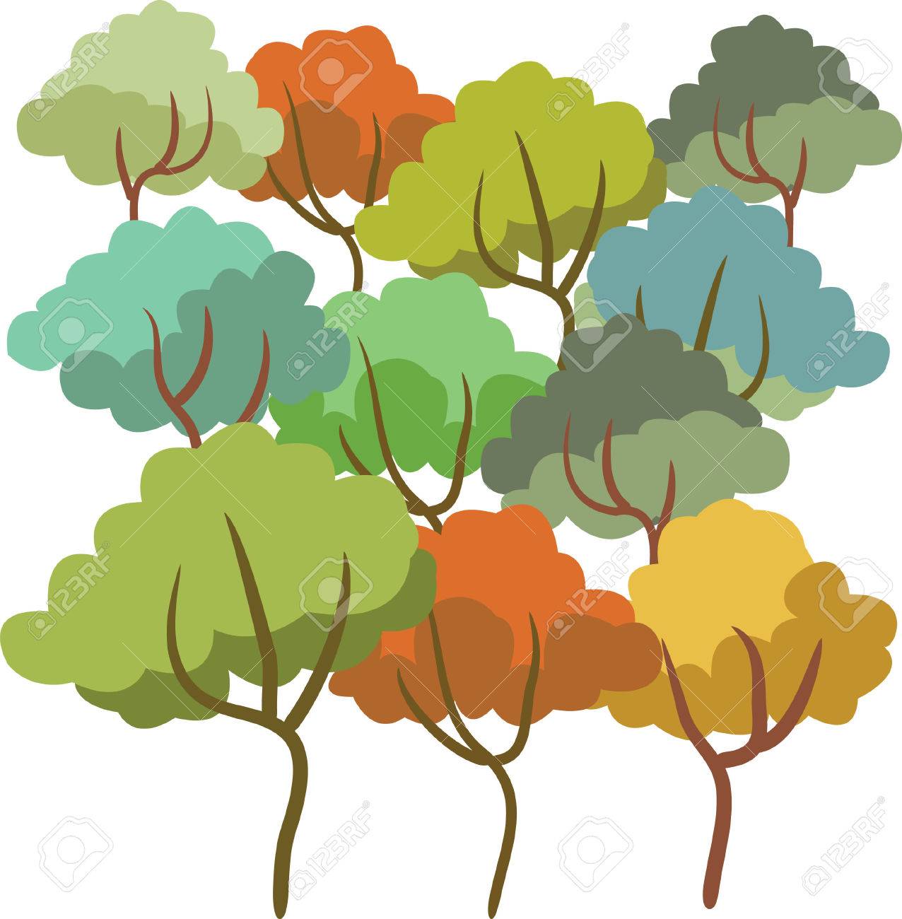 photo Arbre Dessin Facile Couleur arbre ete dessin jeu de couleurs