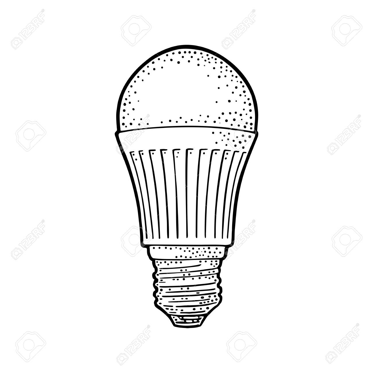 Led電球ランプ 白い背景にベクトルヴィンテージ黒の彫刻イラスト ラベルとポスター用の手描きのデザイン要素のイラスト素材 ベクタ Image Led電球ランプ 白い背景にベクトルヴィンテージ黒の彫刻イラスト ラベルとポスター用の手描きのデザイン要素のイラスト素材 ベクタ Image