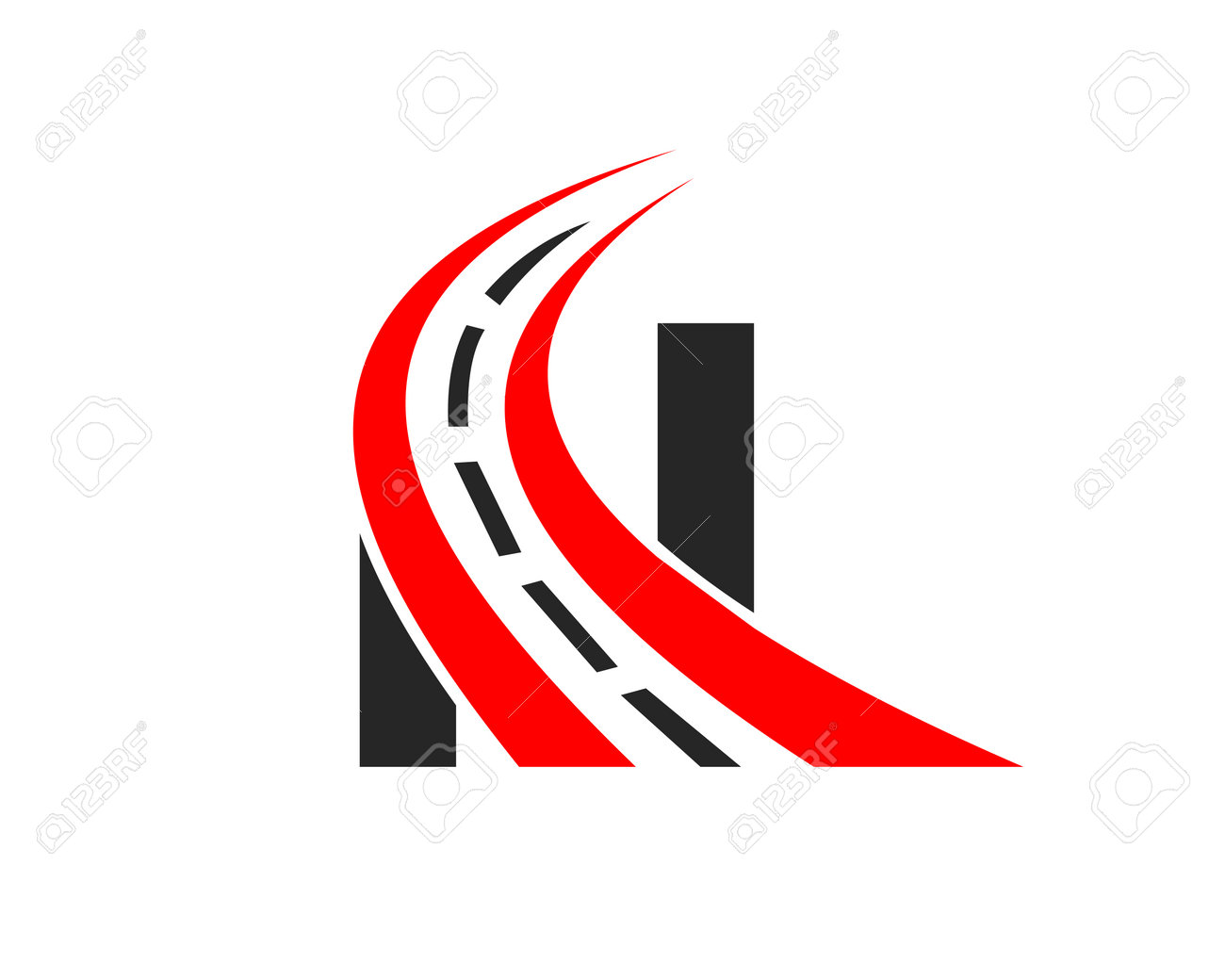 Transport Logo With N Letter Concept. N Letter Road Logo Design Template  Royalty Free SVG, Cliparts, Vectors, and Stock Illustration. Image  175222976., image size:1300x1040