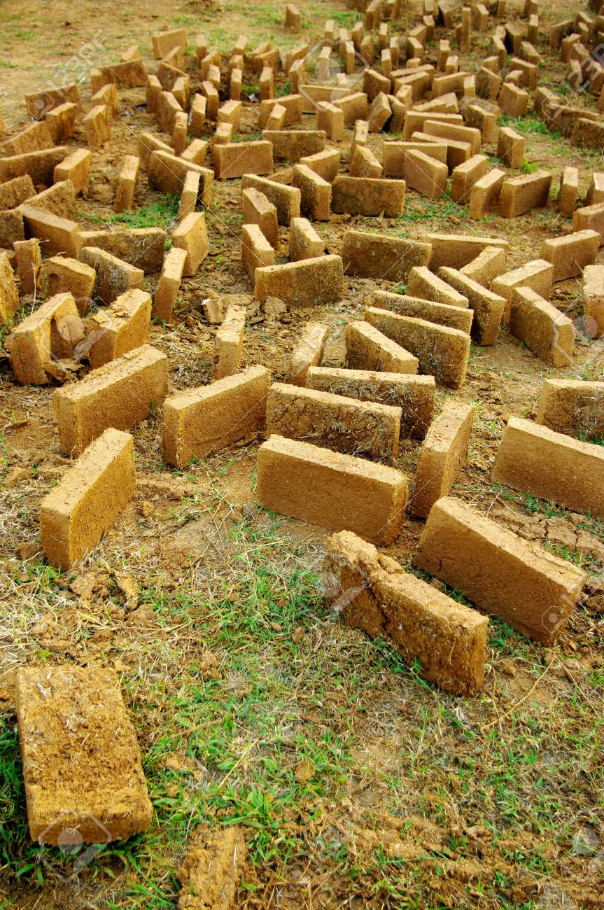 Ziegel Fur Das Haus Bauen In Der Landschaft Von Thailand