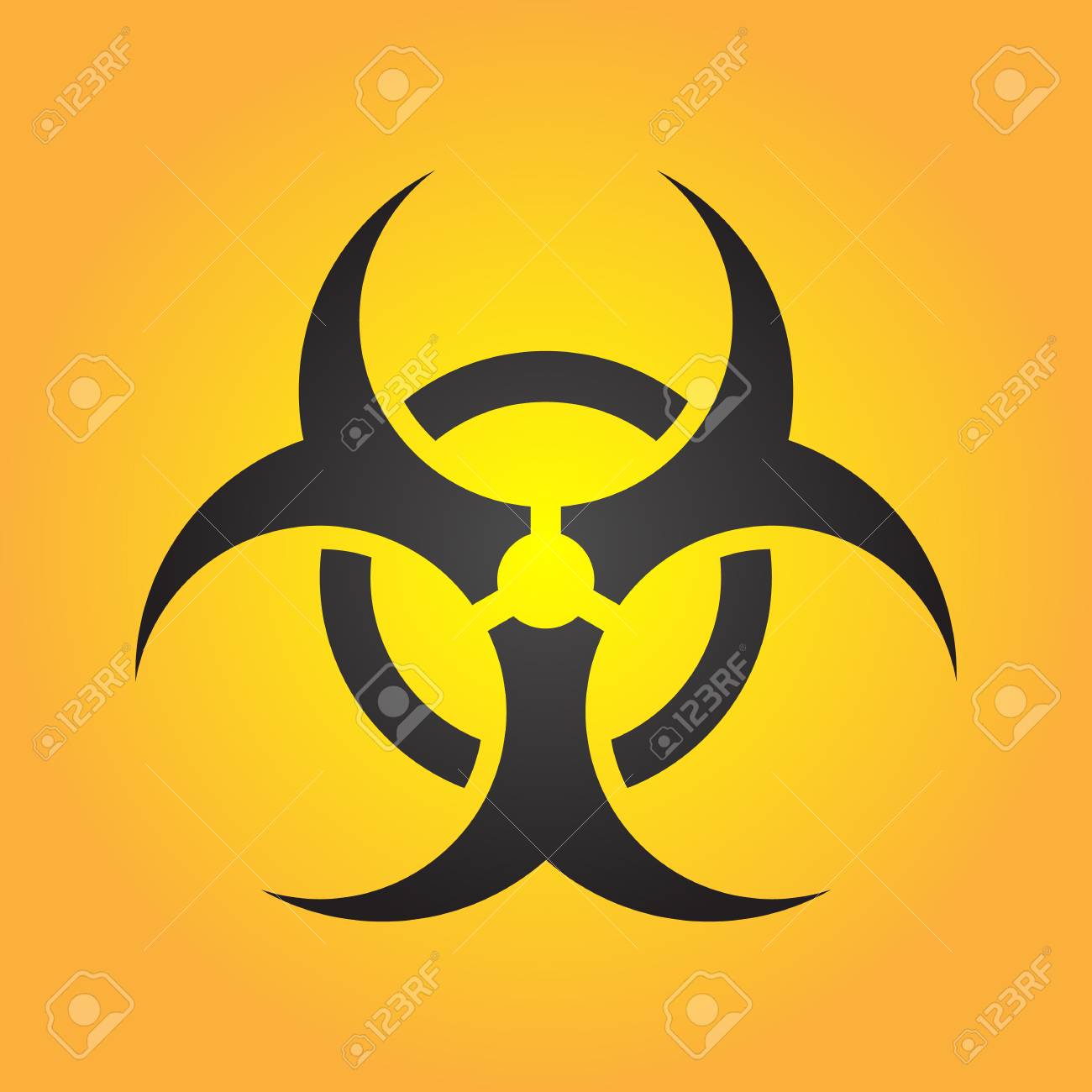 Signe Toxique De Biohazard Illustration Symbole Icone De Triangle De Zone Radioactive D Avertissement Isole Sur Fond Degrade Radioactivite Symbole De Zone De Rayonnement Dangereux Jaune Noir Marque De Poison De Chimie 3d