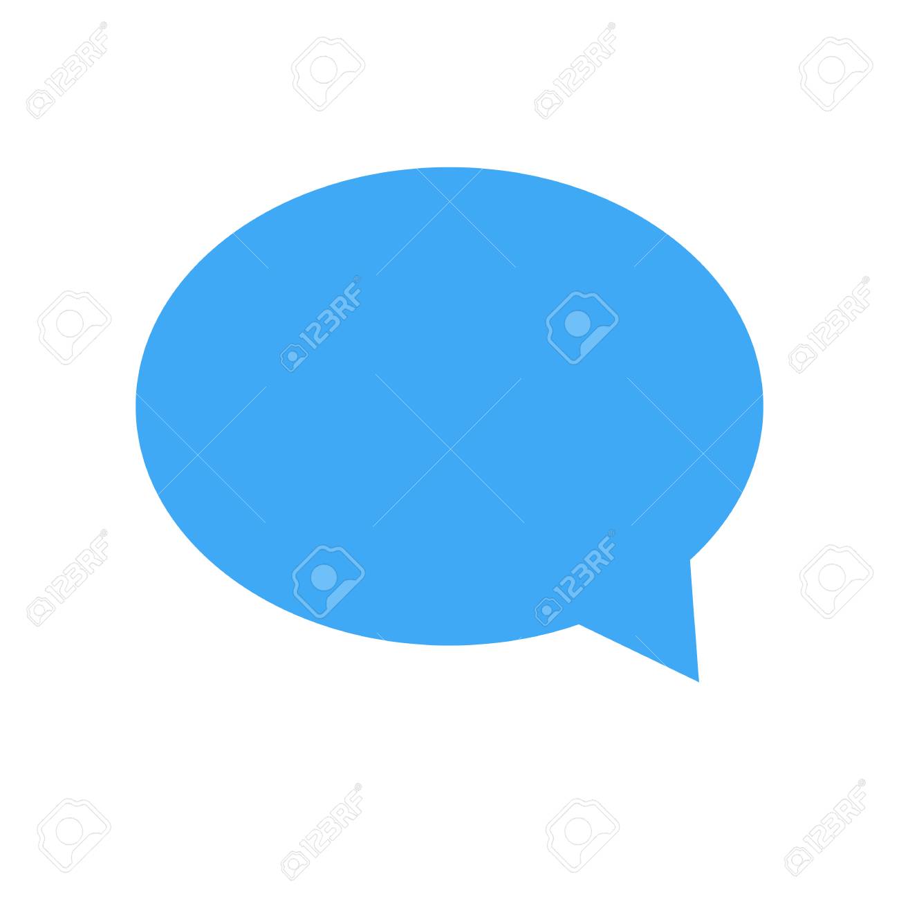 チャット線形アイコン 1 つの単純な青バルーン アイコンを話します Web 用イラスト ダイアログ メッセージ イラストの話 バルーンを言えばフラットと かわいいグラフィック の写真素材 画像素材 Image