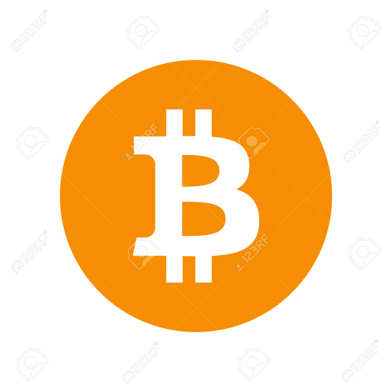 Bitcoin Sign Icon For Internet Money. Crypto Currency Symbol And Coin Image  For Using In Web Projects Or Mobile Applications. Blockchain Based Secure  Cryptocurrency. Isolated Vector Illustration. 免版税剪贴画，向量插图和库存图片. Image  94515687