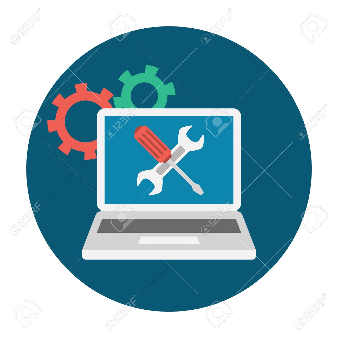 Computer Service Icon. Editable EPS vector format - 52009829 Computer Service Icon. Editable EPS vector format - 52009829