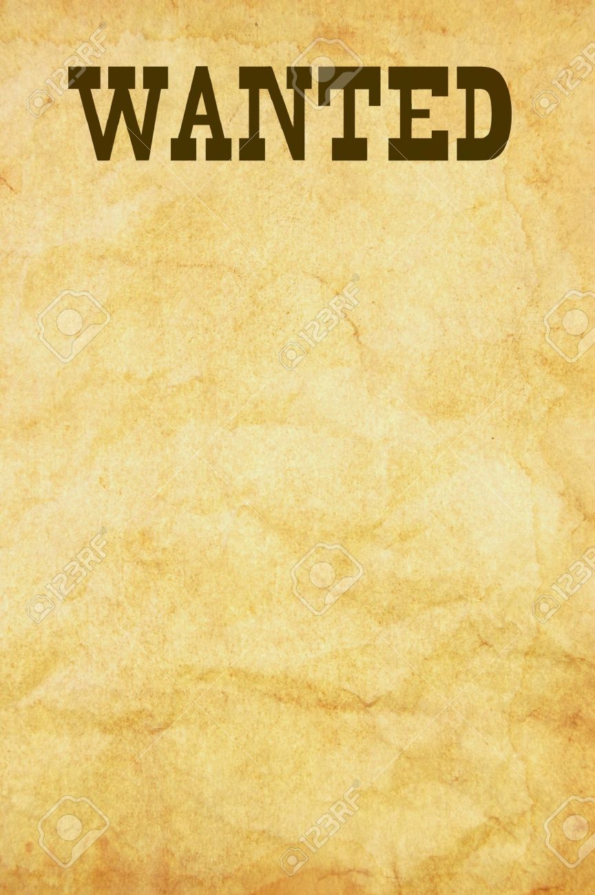 wanted poster letters