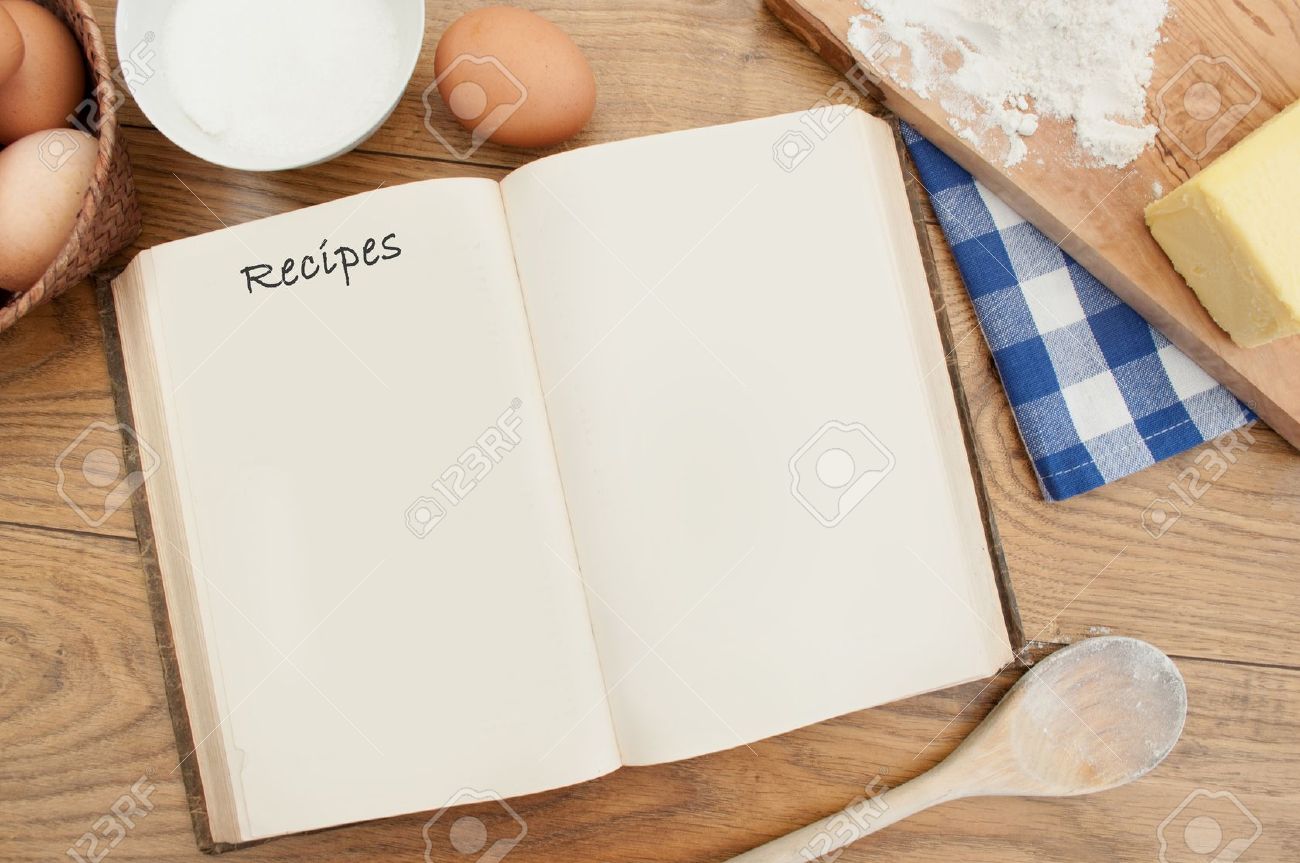 Recipe Book And Ingredients Stock Photo Picture And Royalty Free Image Image