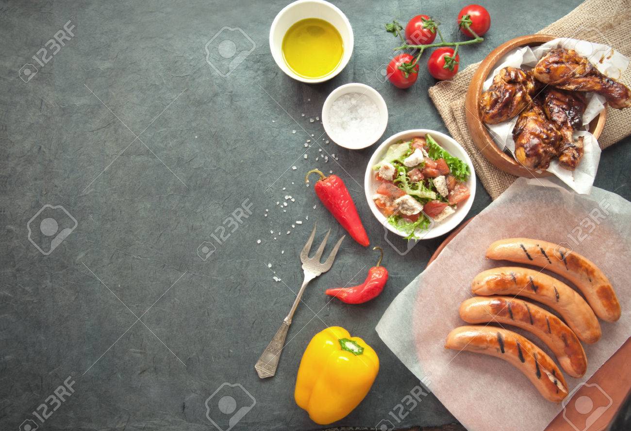 Grilled meat meal - 62093919 Grilled meat meal - 62093919