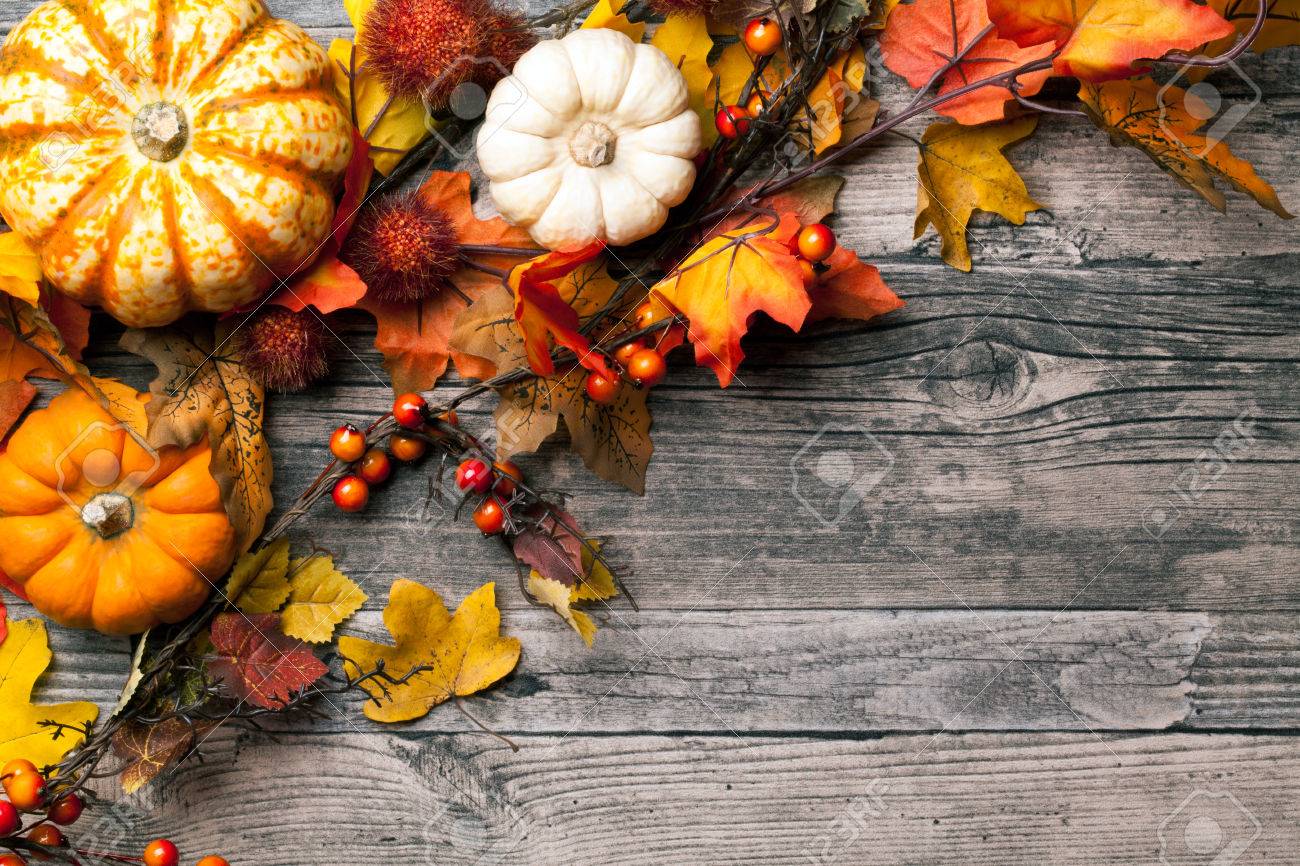 Autumn Background With Pumpkins Stock Photo, Picture and Royalty Free  Image. Image 52853664., image size:1300x866
