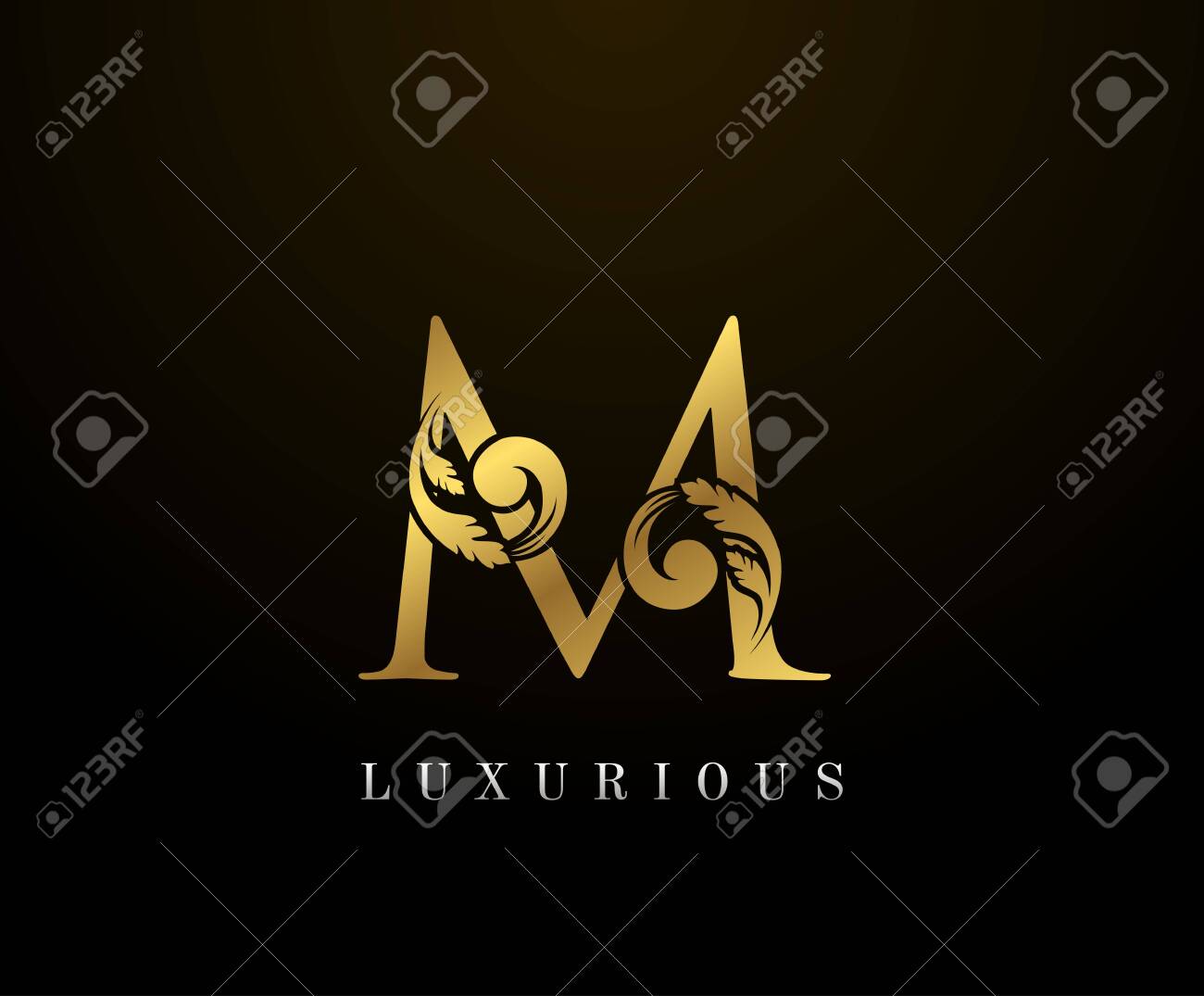 elegante logo m