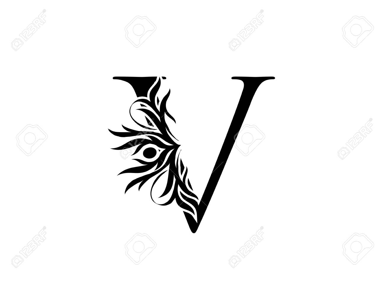Calligraphy Letter V. Graceful Royal Style. Calligraphic Arts Logo. Vintage  Drawn Emblem For Book Design, Brand Name, Stamp, Restaurant, Boutique,  Hotel. Royalty Free SVG, Cliparts, Vectors, and Stock Illustration. Image  154381895.