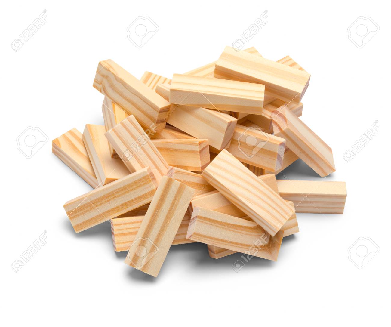 small wooden blocks