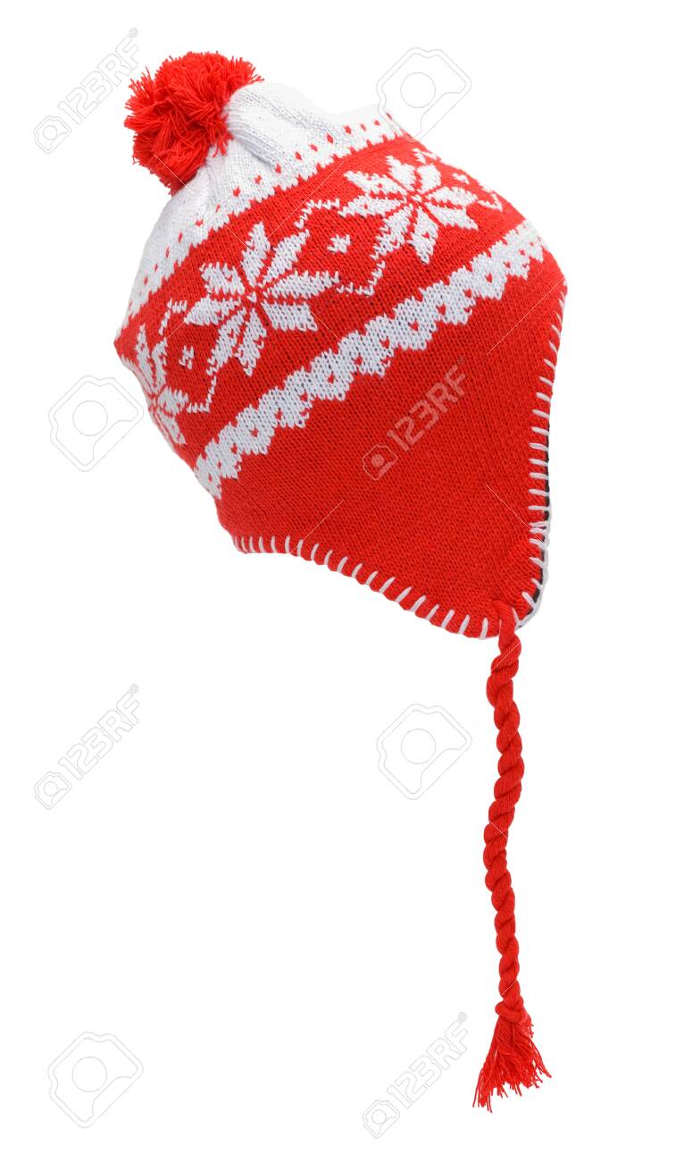 red stocking hat