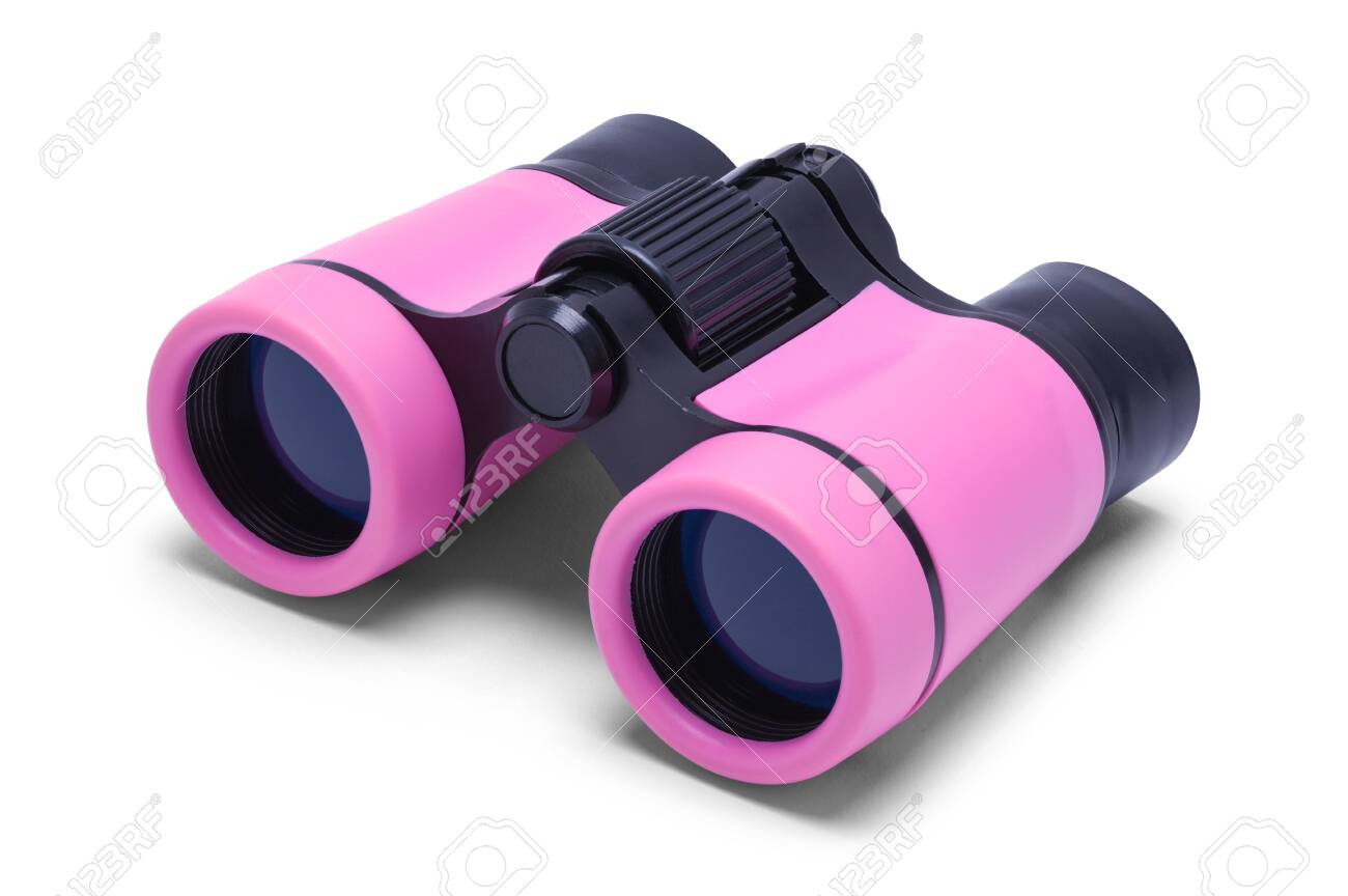 pink binoculars