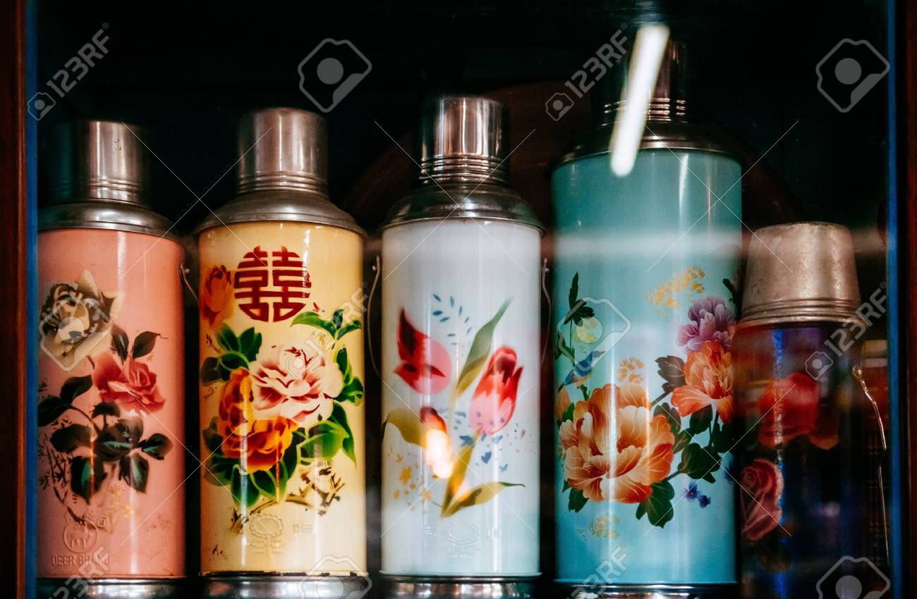 old fashioned thermos flask