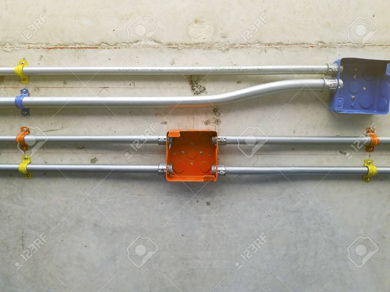 Pipeline For Electrical Wire That Install At Ceiling While The