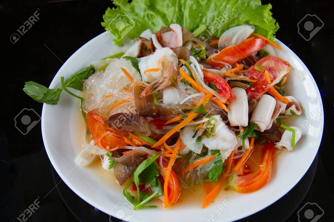 Salad and Seafood