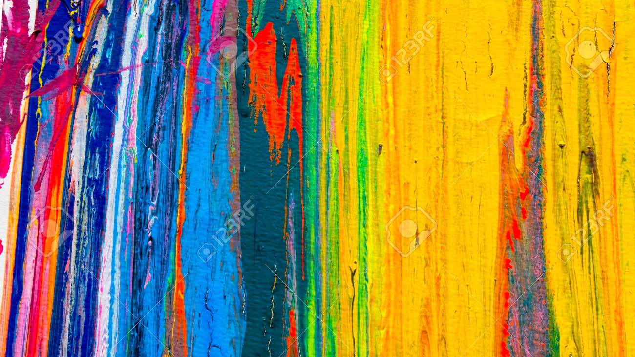 カラフルな壁コンクリート背景 の写真素材 画像素材 Image