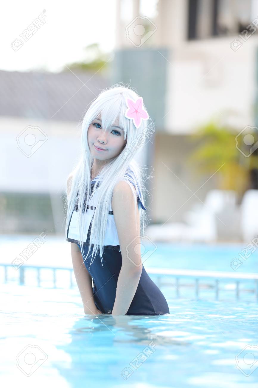 Asian Cosplay Girl With Swim Suite Stock Photo 72520509 Asian Cosplay Girl With Swim Suite Stock Photo 72520509