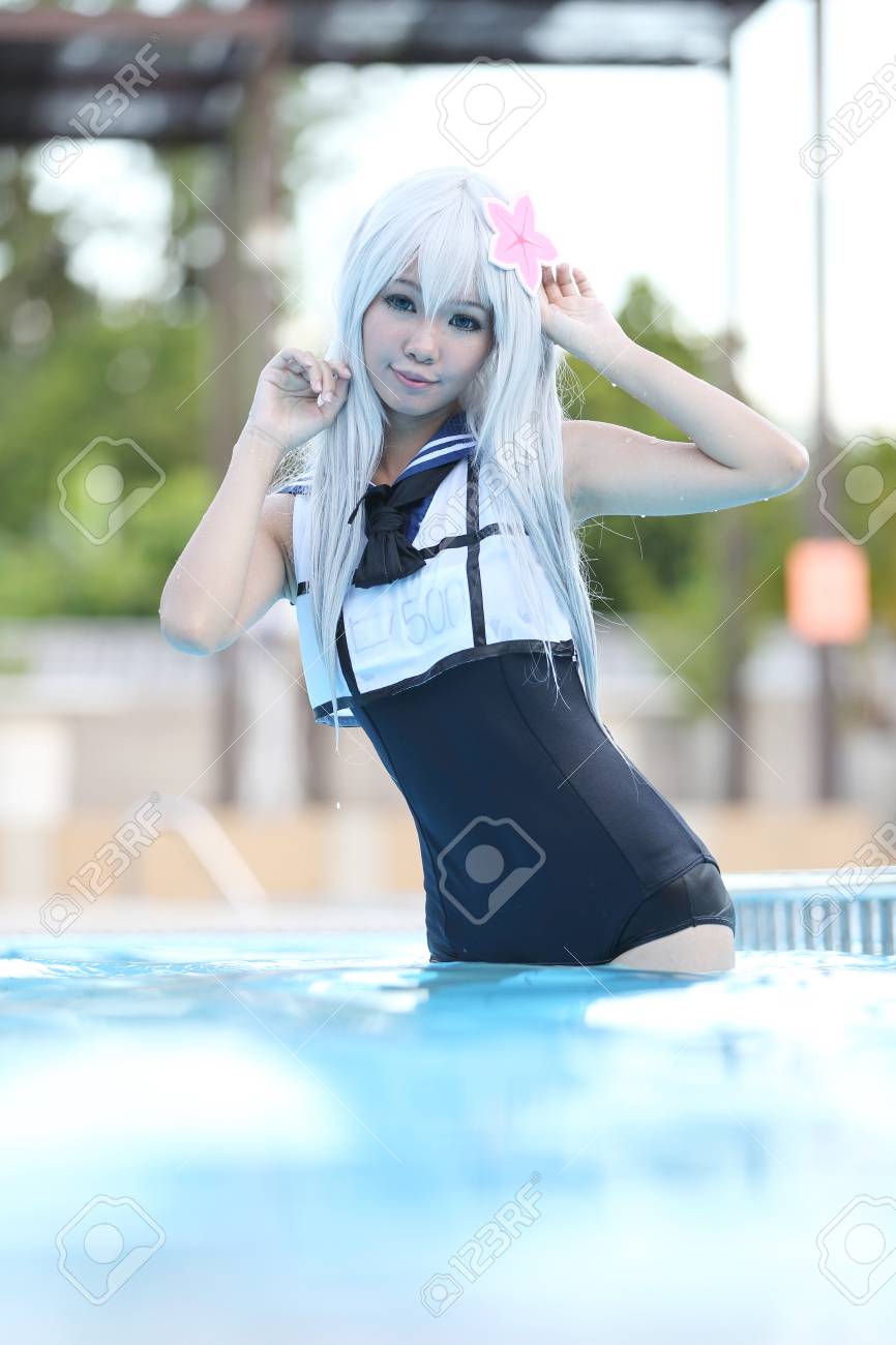 Asian Cosplay Girl With Swim Suite Stock Photo 71311334 Asian Cosplay Girl With Swim Suite Stock Photo 71311334