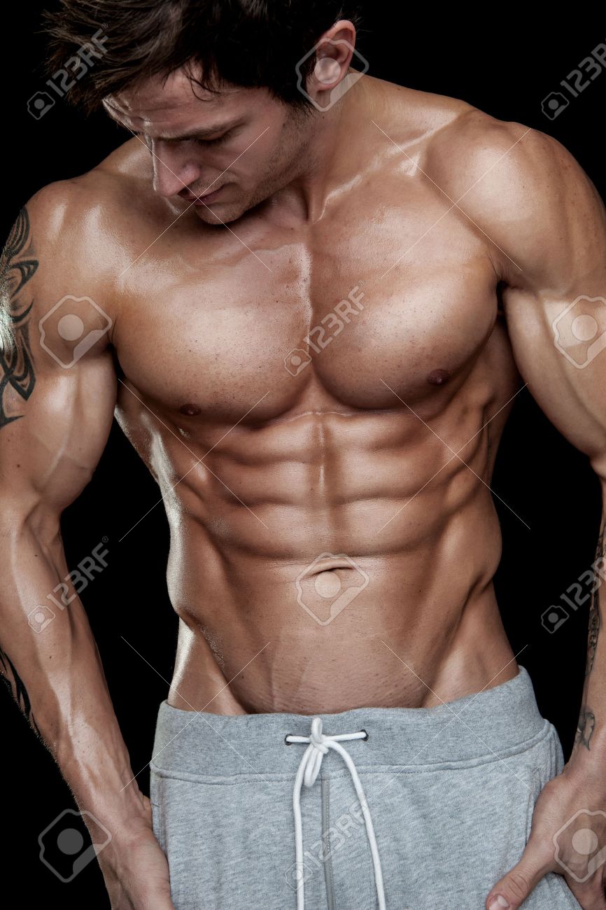 Strong Athletic Man Fitness Model Torso 