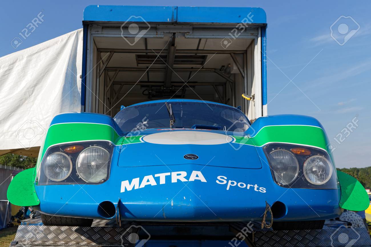 Le Mans France July 6 18 1968 Matra 630 On Its Truck During Le Mans Classic