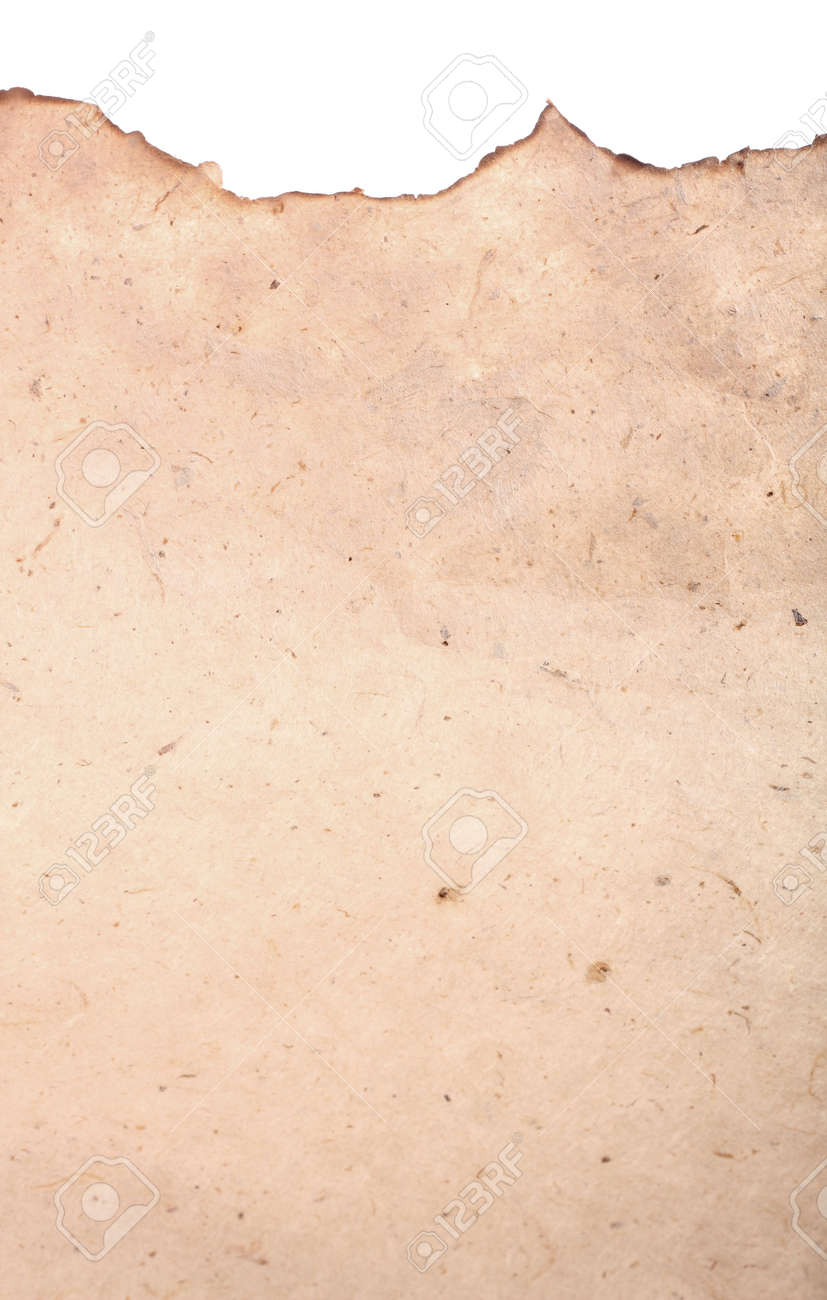 old paper crumple parchment paper texture background stock photo
