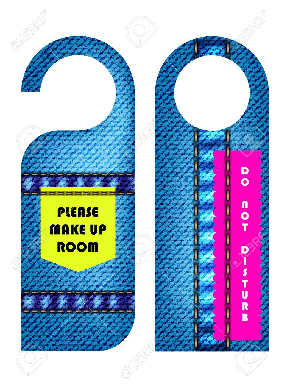 Door Hangers Design hotel do not disturb door hanger with special jeans design royalty Door Hangers Design hotel do not disturb door hanger with special jeans design royalty