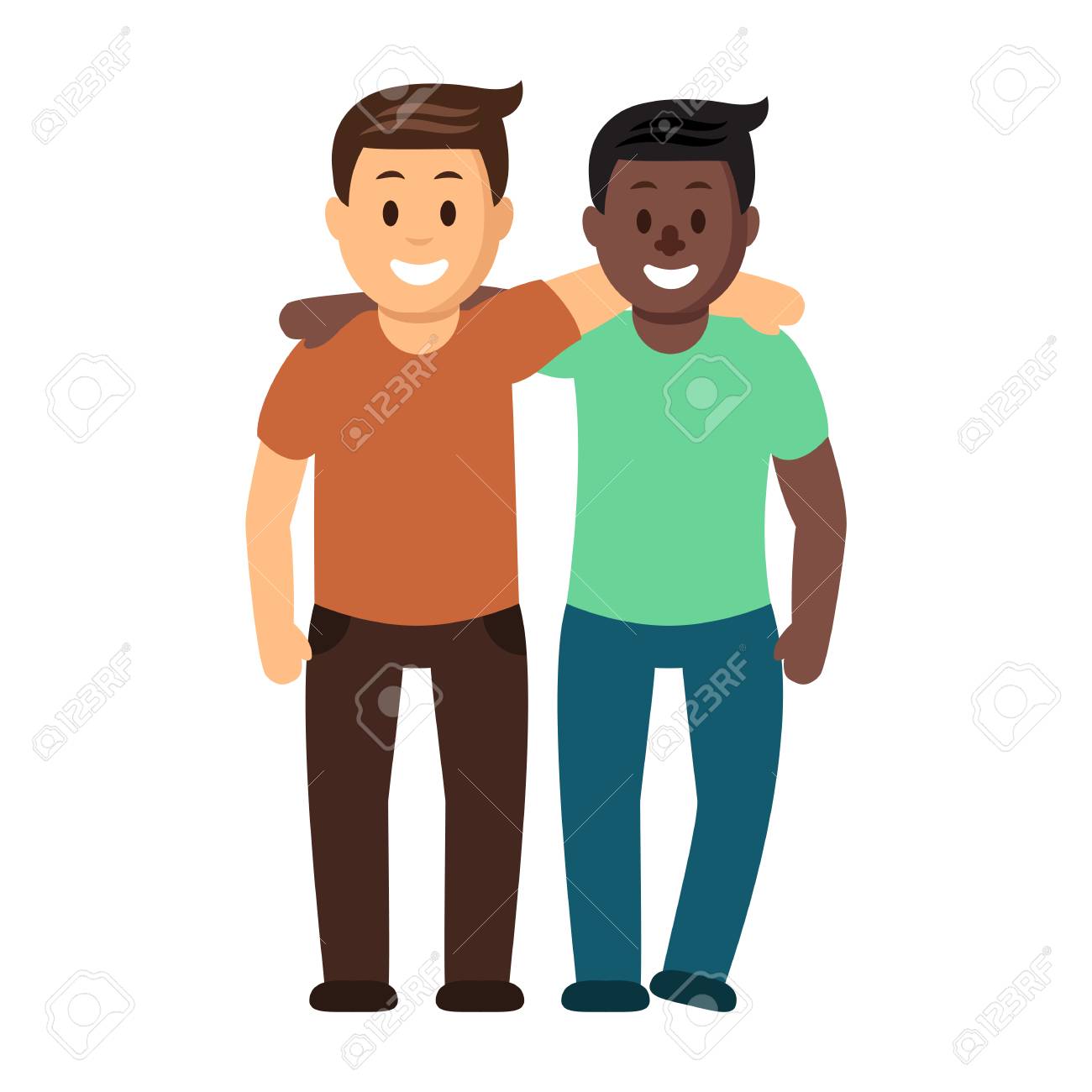 rencontre entre 2 amis