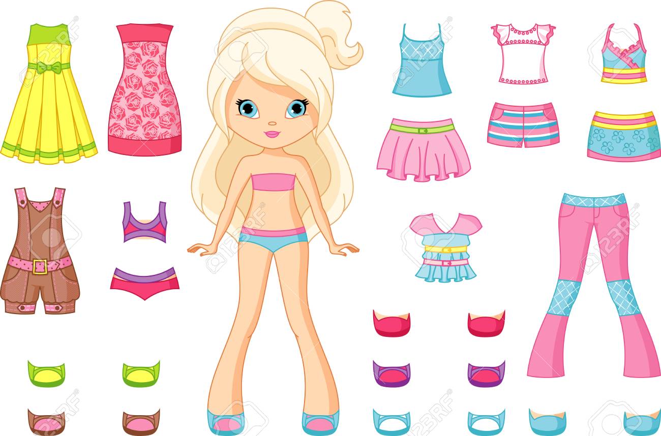 Barbie MuÃ±ecos De Papel Para Vestir Con Mucha Ropa Dibujos