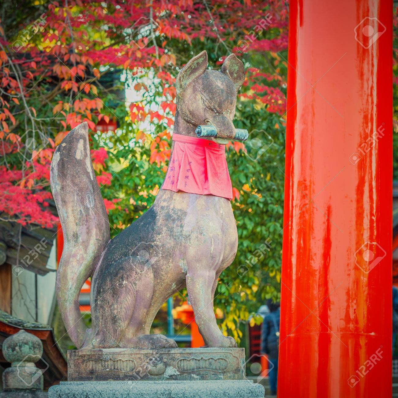 神狐】狐像 稲荷紋 【公式通販】