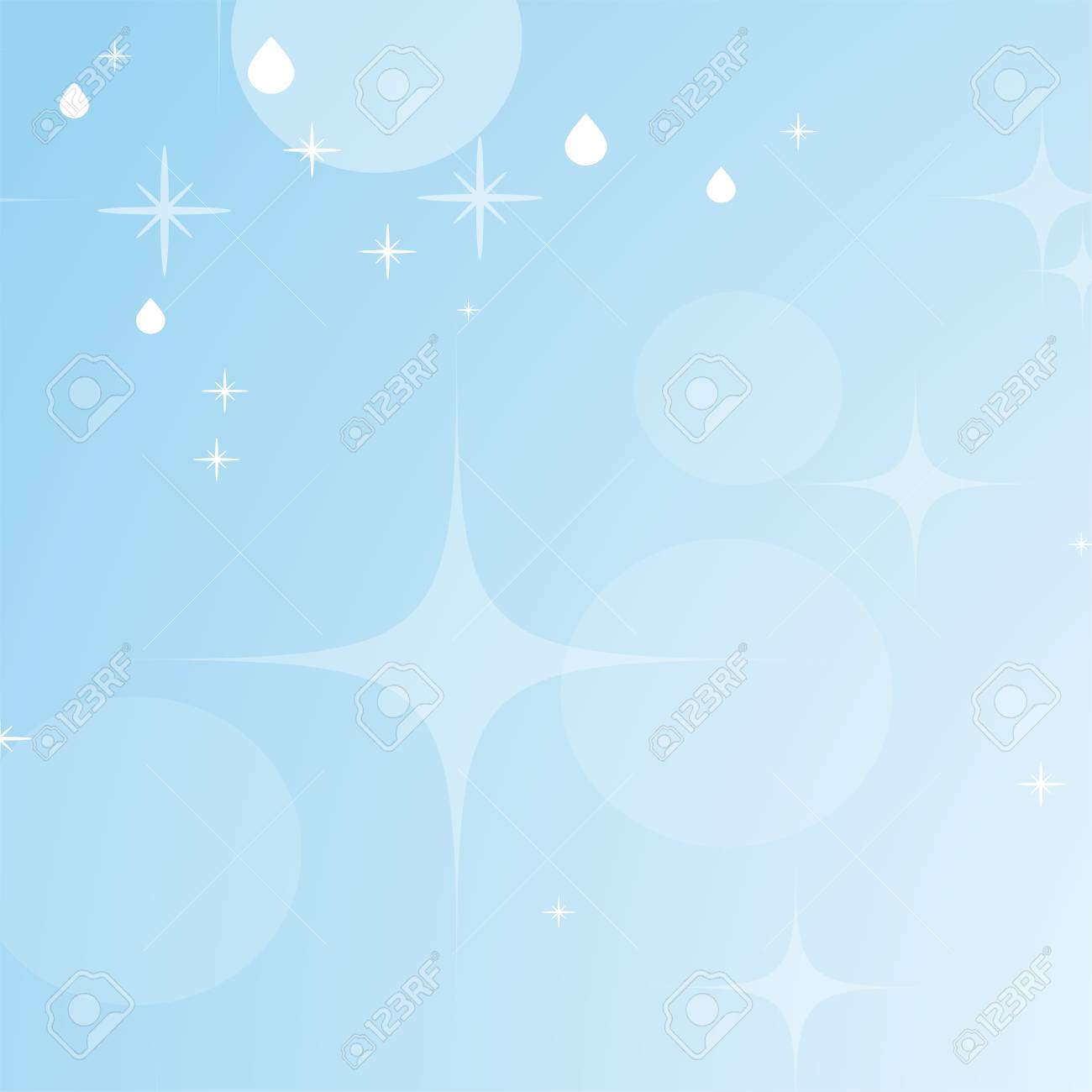 Light Blue Abstract Background With Stars And Bokeh Beautiful Royalty Free Cliparts Vectors And Stock Illustration Image
