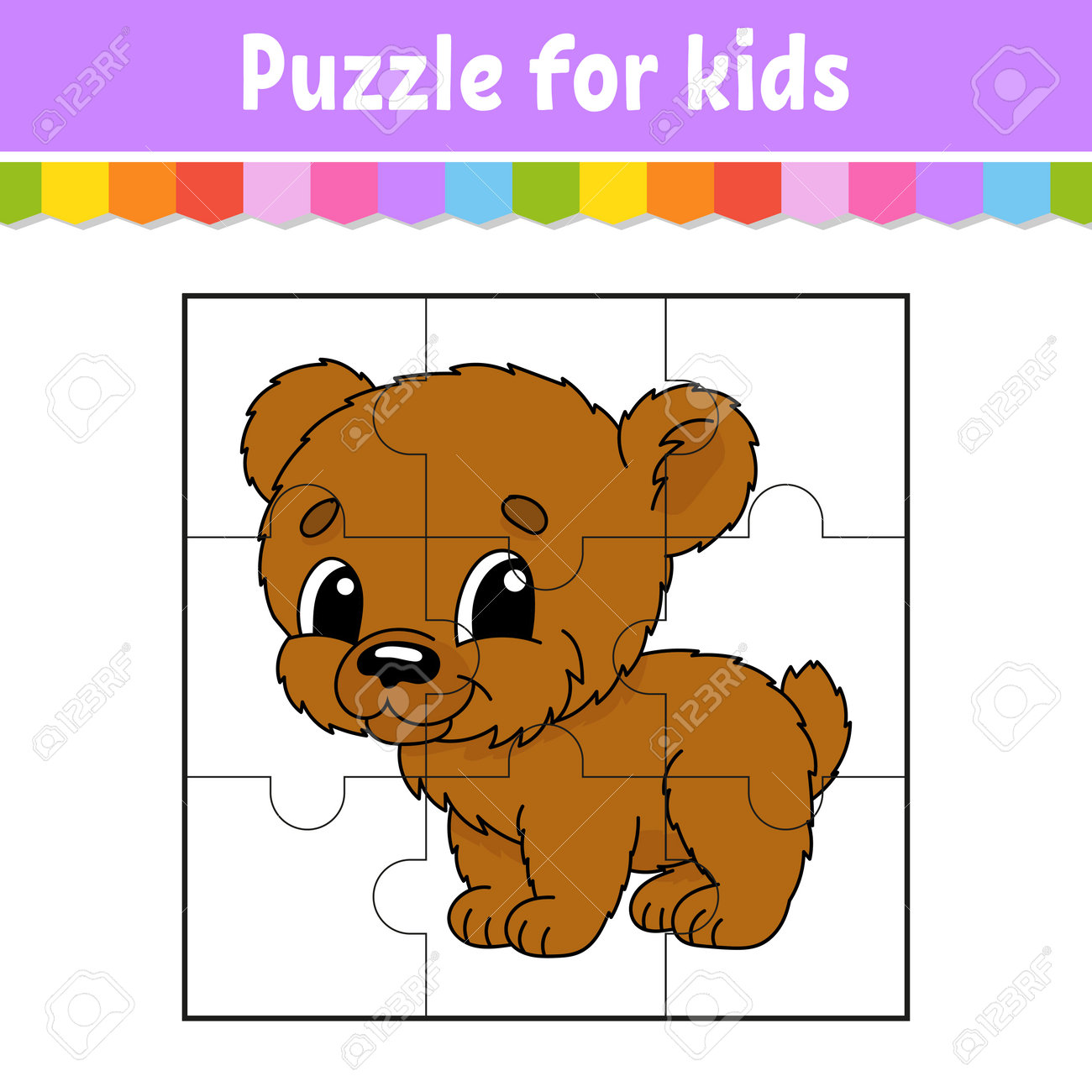 Piezas Puzzle Infantil Para Imprimir Puzzles Infantiles