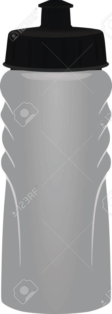 スポーツ水筒 白の背景にベクトル イラスト のイラスト素材 ベクタ Image