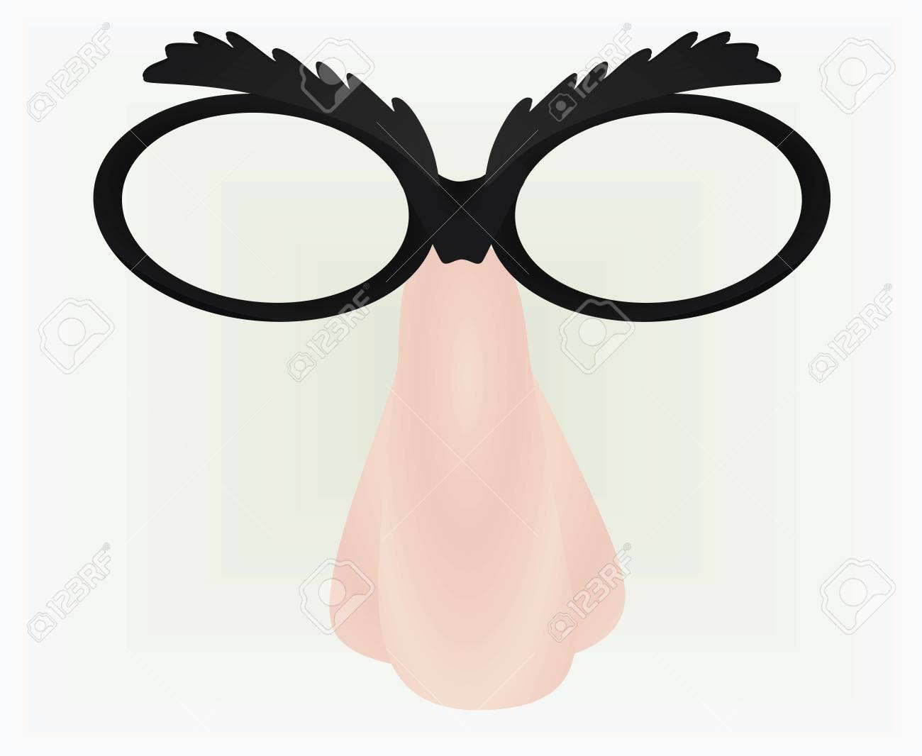 glasses and nose mask