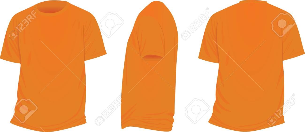 camiseta naranja