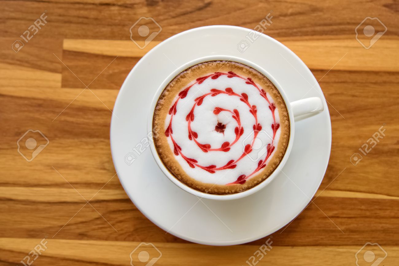 Coffee Art Love Heart Coffee Art Love Heart