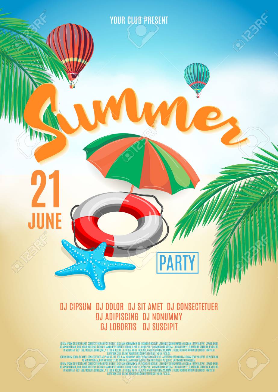 beach flyer