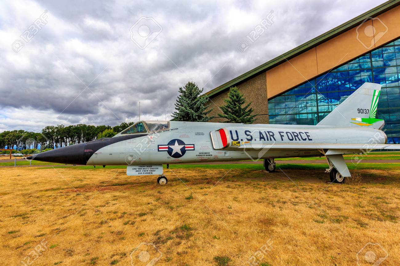 アメリカ空軍 F-106 デルタダート 垂直尾翼 タグ キーホルダー