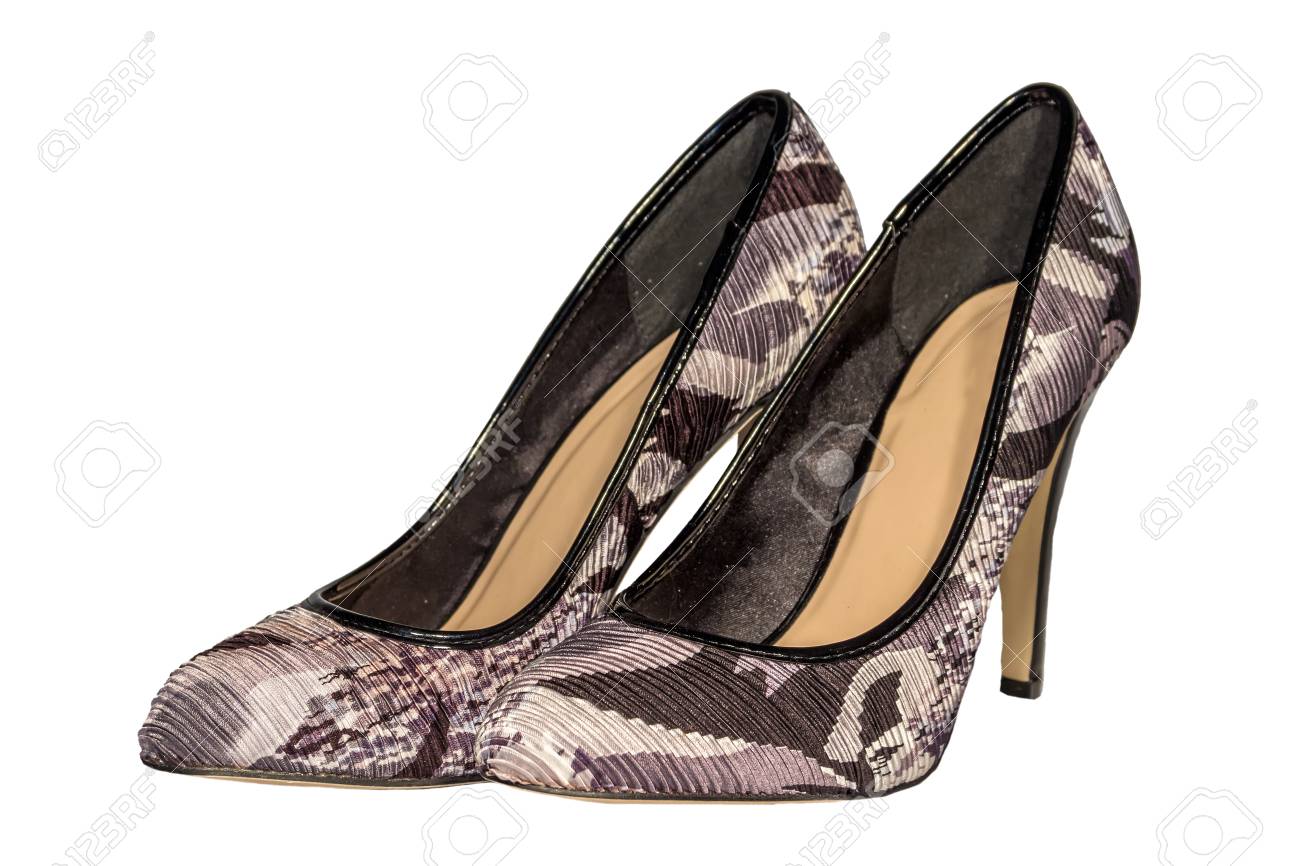 chaussure a talon grise femme