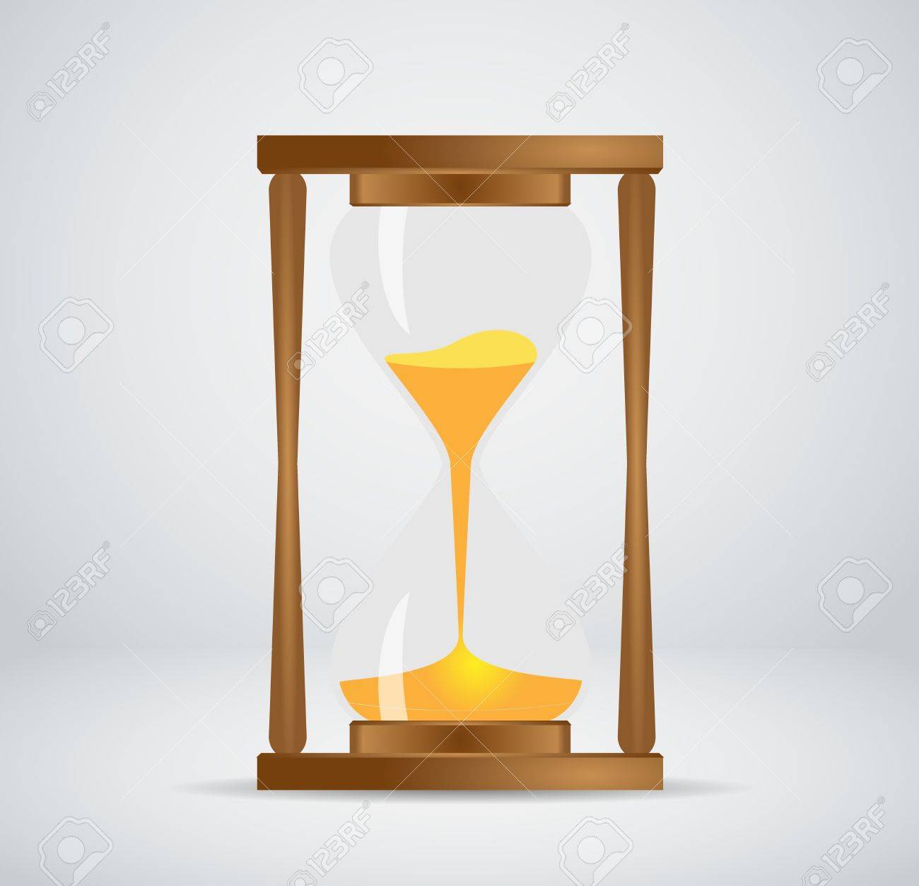 hourglass sandglass sand timer sand clock royalty free cliparts