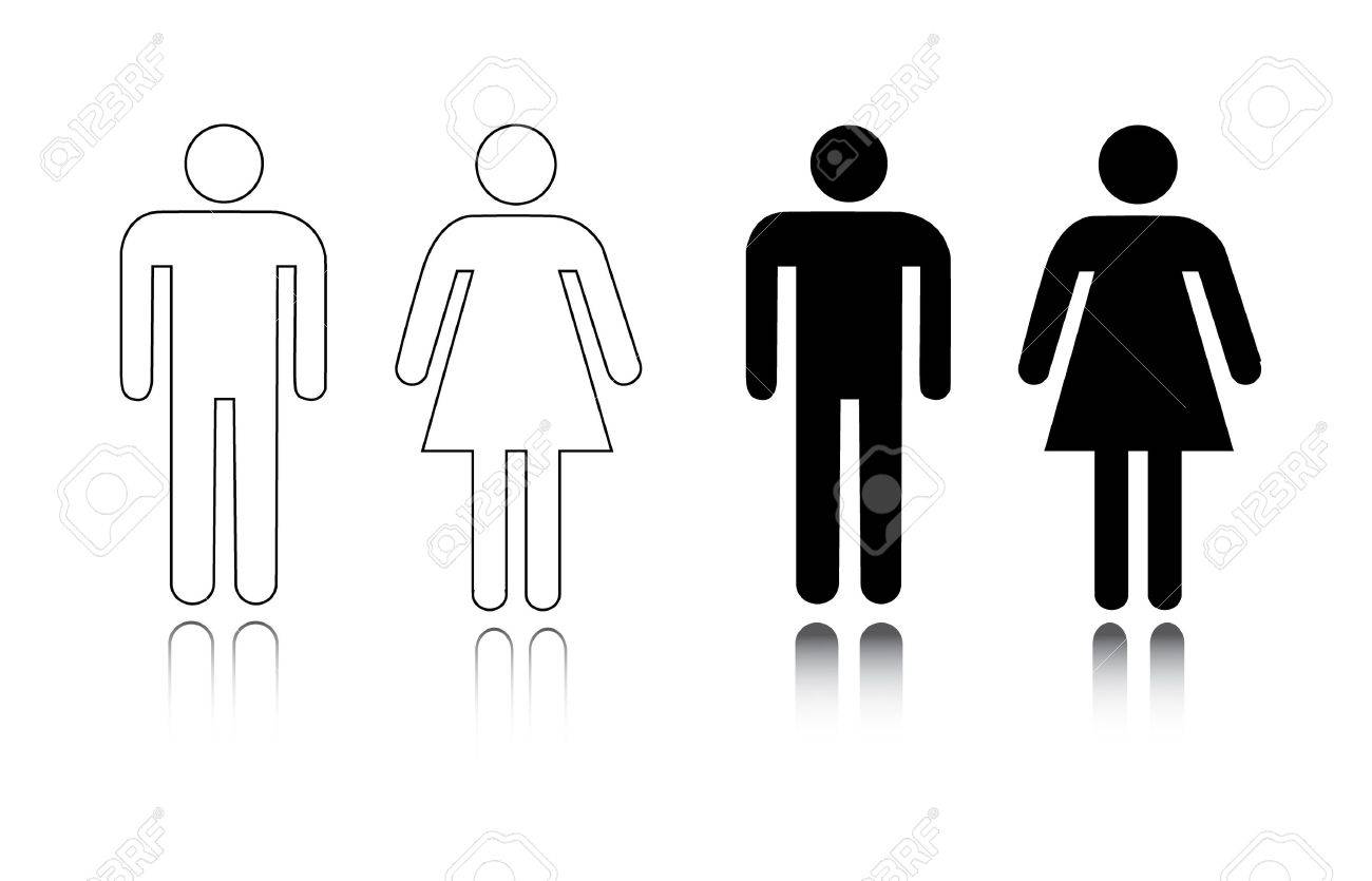 Bathroom Signs Male Female restroom icon male and female royalty free cliparts, vectors, and Bathroom Signs Male Female restroom icon male and female royalty free cliparts, vectors, and