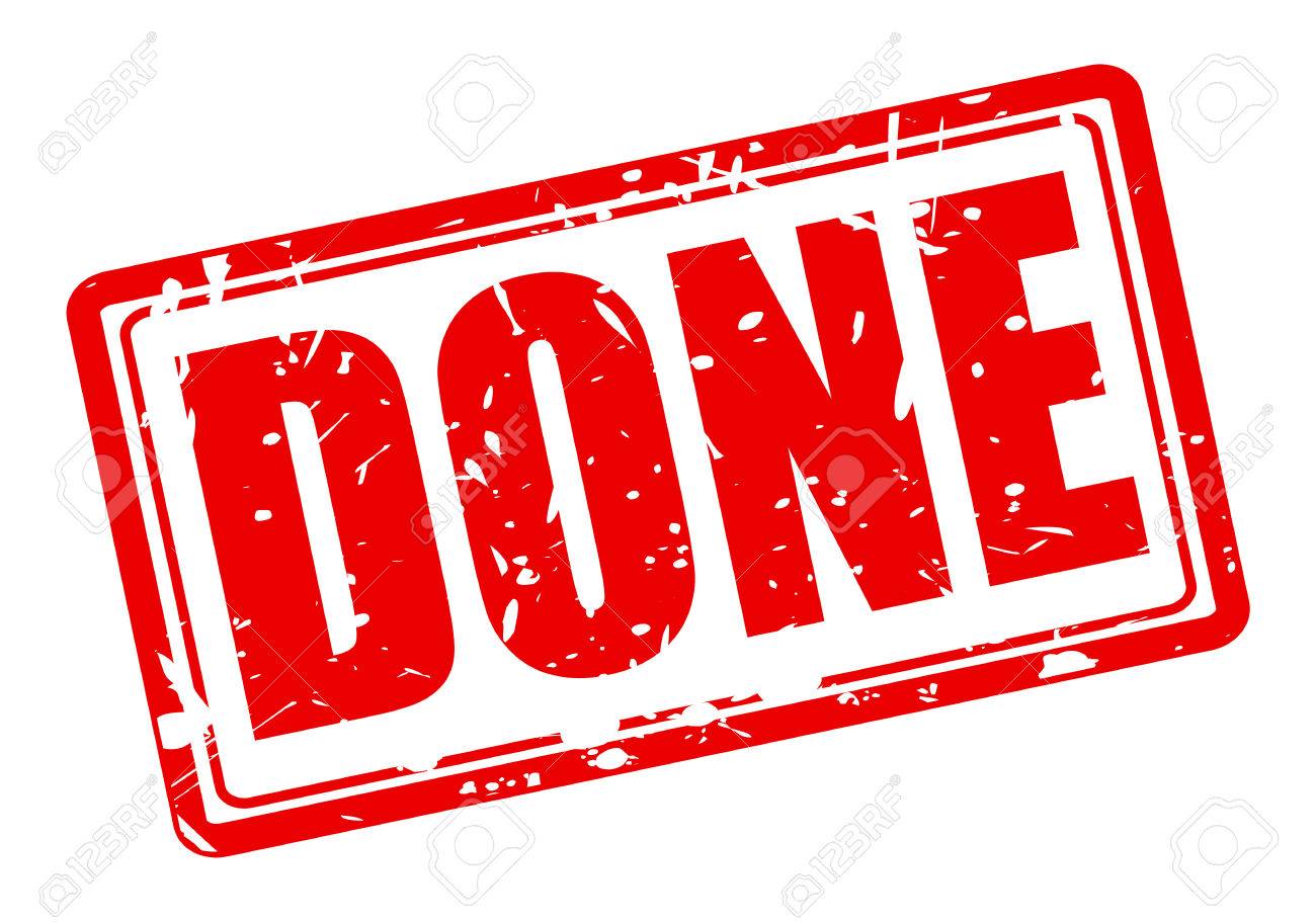 done red stamp text