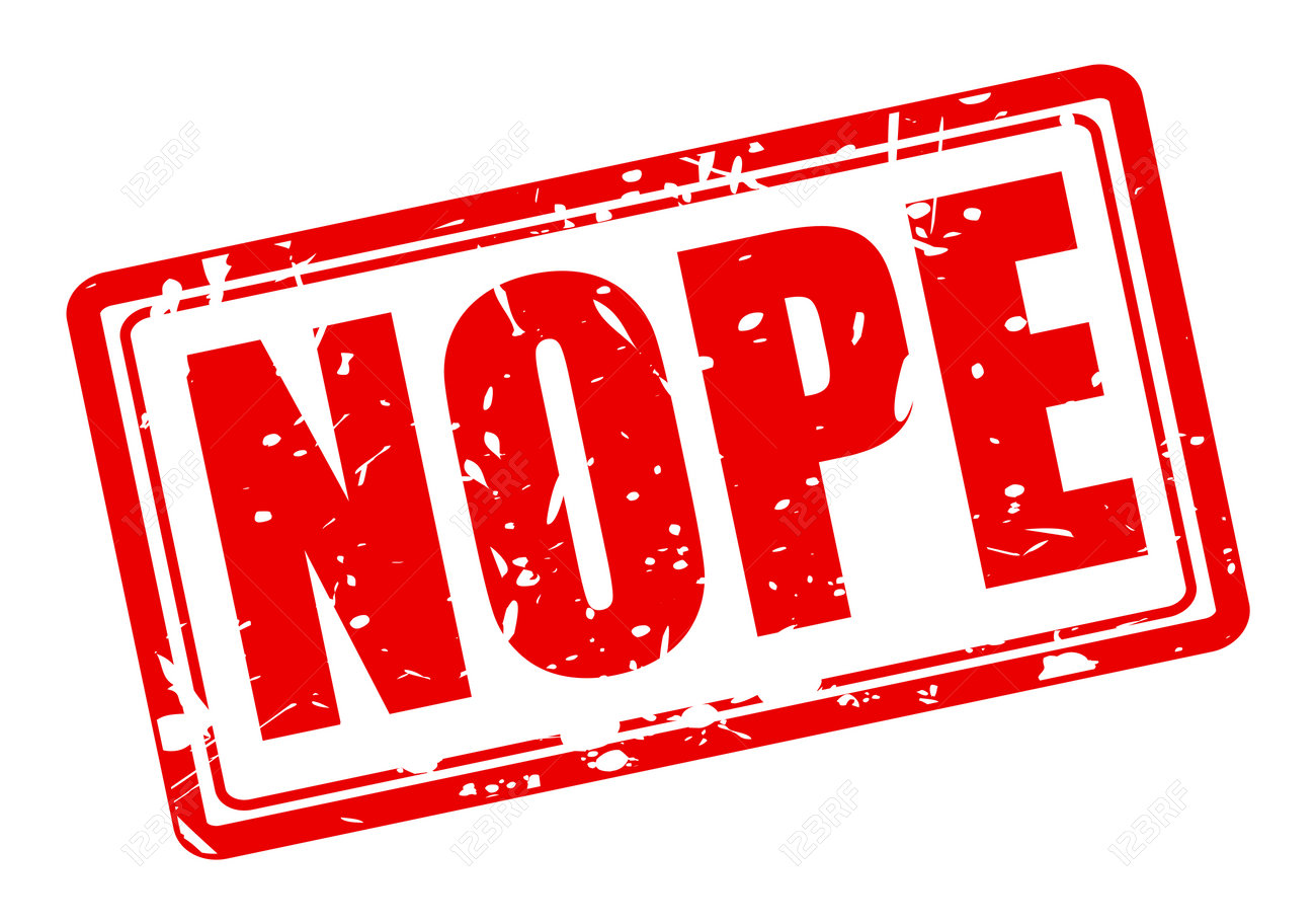 nope red stamp text on white stock photo picture and royalty free