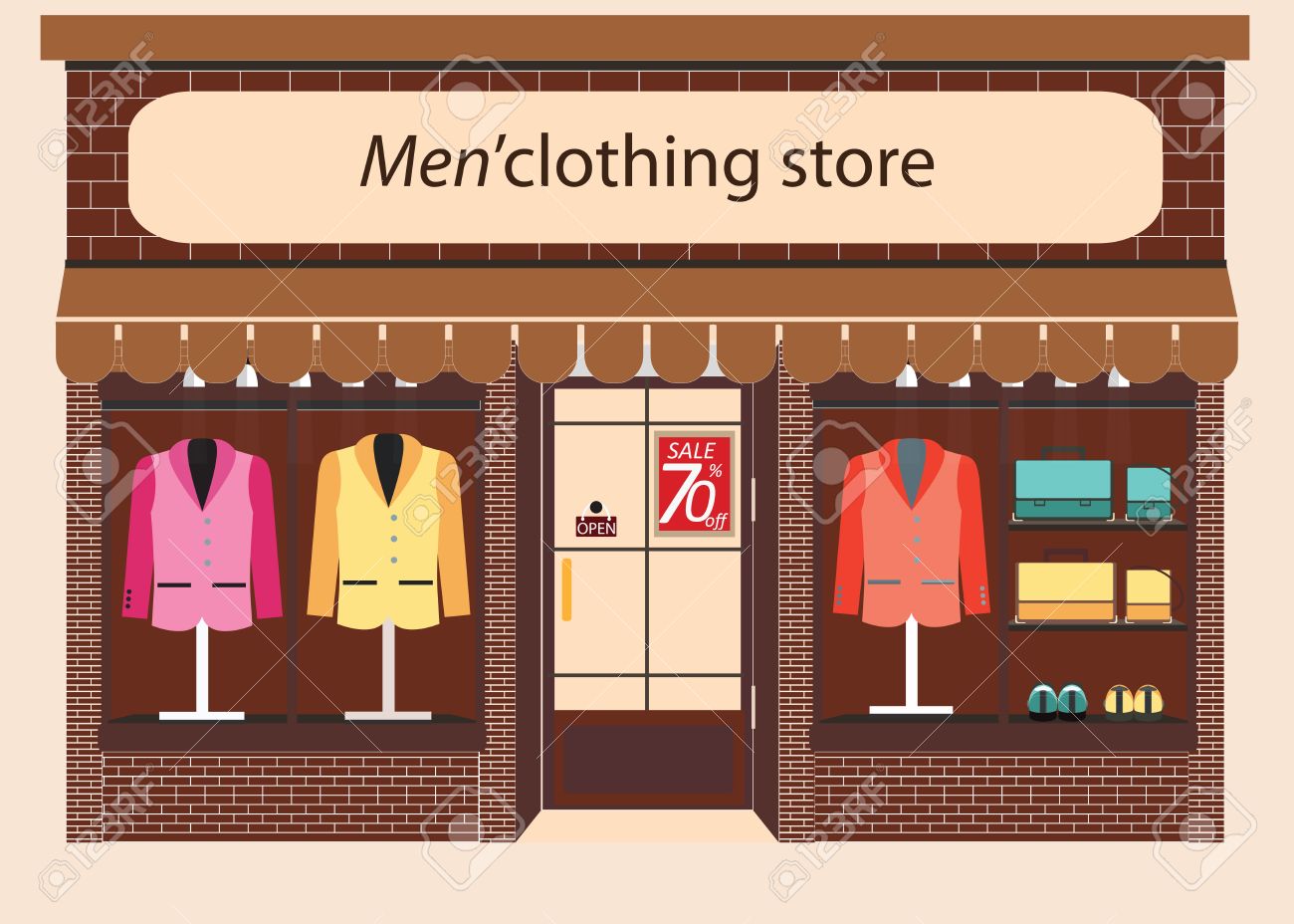 Clothing Store Boutique Indoor Of Mens Cloths Fashion Tailor Shop Exterior Building Clothing Store Boutique Indoor Of Mens Cloths Fashion Tailor Shop Exterior Building